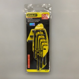 Bộ lục giác 8 cây hệ m STANLEY 69-251 (1mm - 6mm)