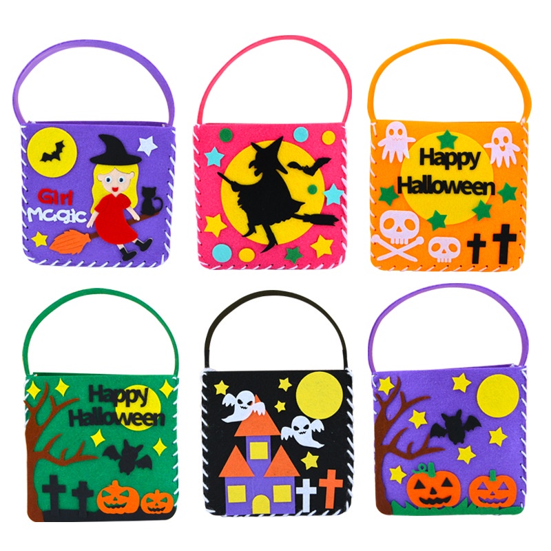 Túi Đựng Kẹo Halloween Cho Bé Bằng Vải Không Dệt