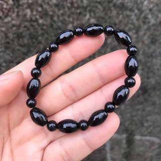VÒNG TAY LU THỐNG MÀU ĐEN 8LY
