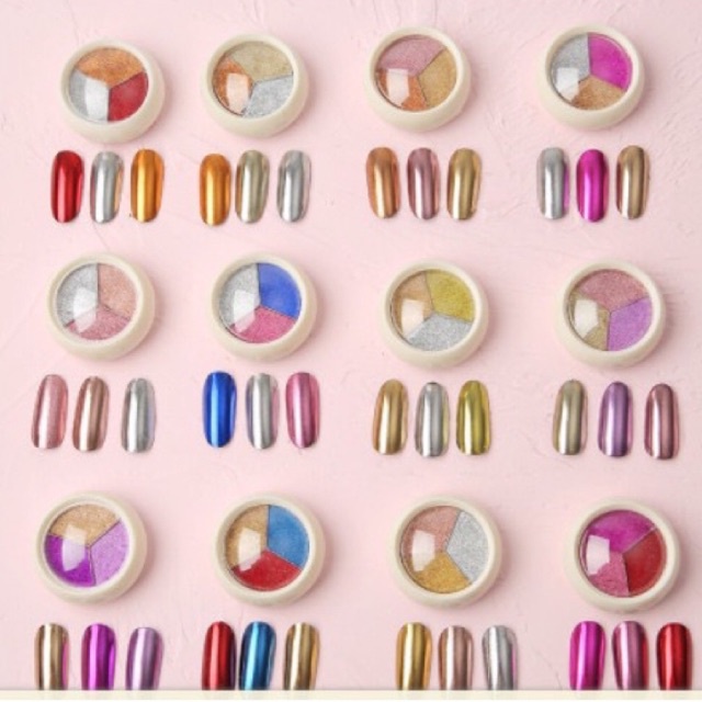 Tráng gương đẹp hàng loại 1 trang trí móng tay nail