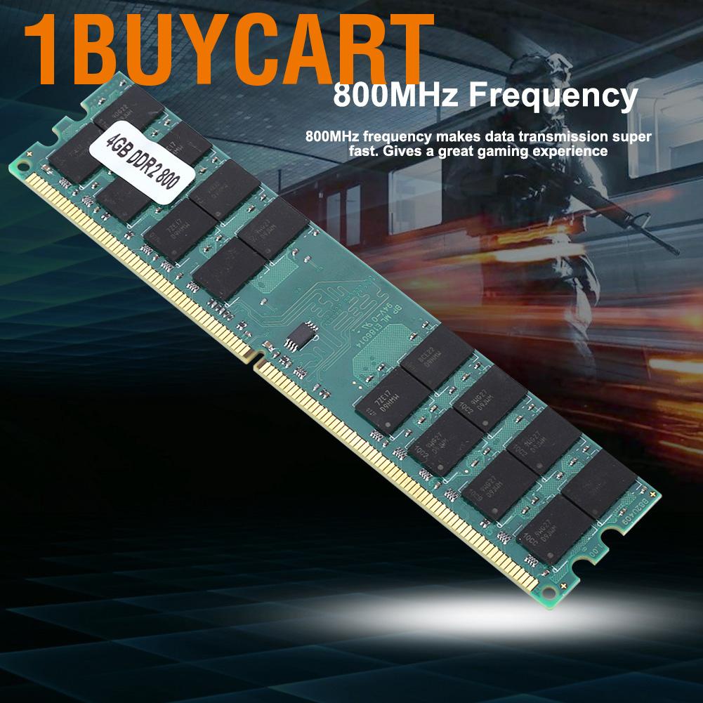 Bộ Nhớ DDR2 4GB 800MHz Dung Lượng Lớn