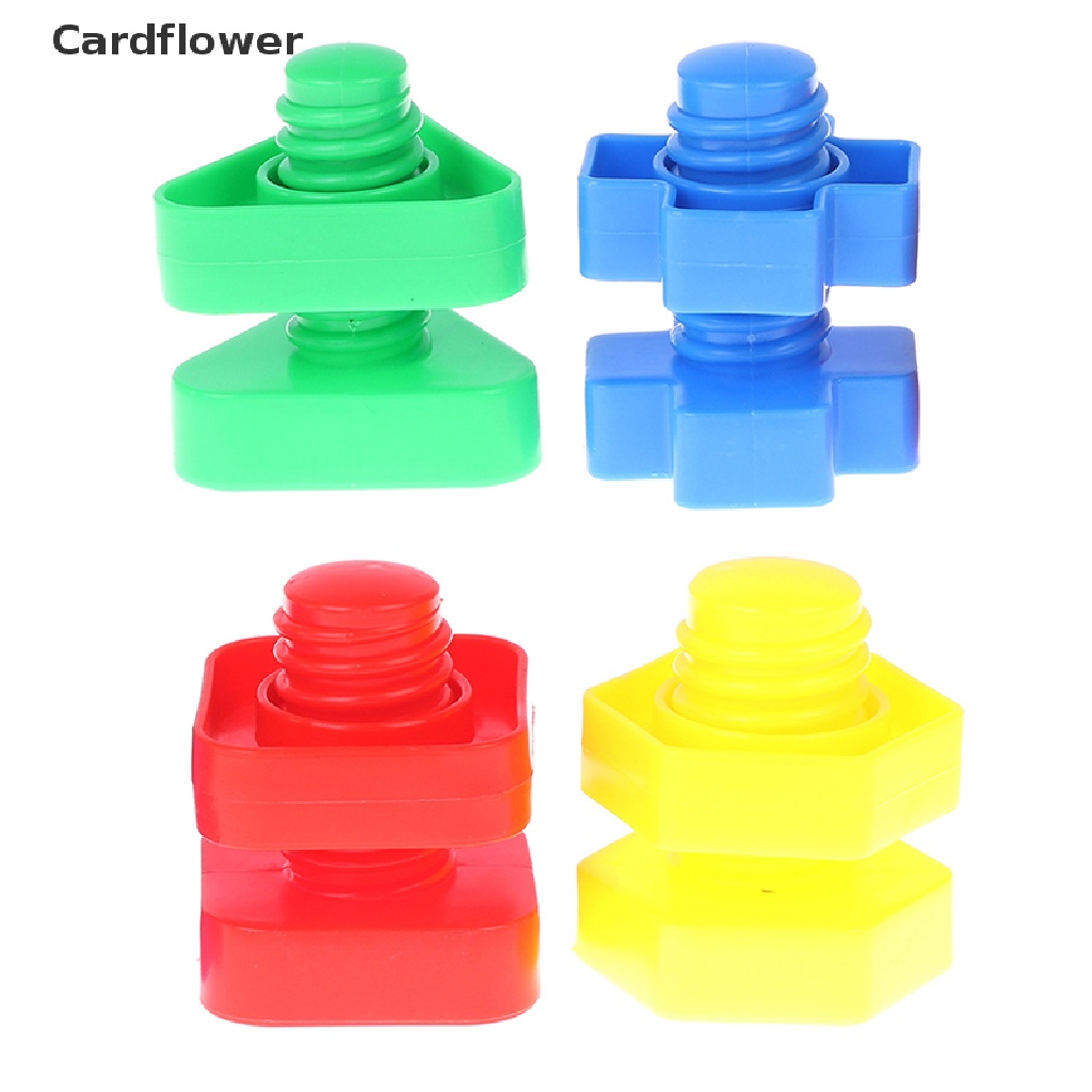 Bộ 4 Ốc Vít Nhựa Đồ Chơi Giáo Dục Sớm Cho Bé Mới