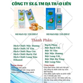 Hôi nách dạ thảo liên