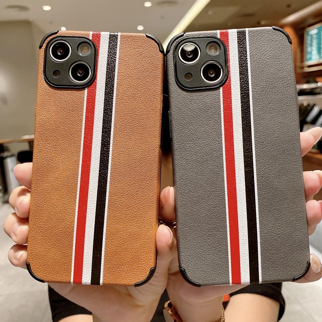 Cool Lambskin material Compatible for iphone 13 Pro Max 12Pro Max 11 11Pro Max Xs Max Xr 7P 8Plus 7 8 Tpu Shockproof Protectiv phone cover