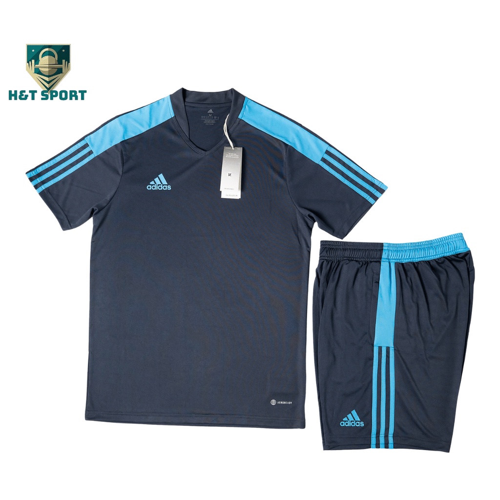 Bộ Thể Thao Nam, Bộ Thể Thao Das cộc tay xanh TIRO 22, Thời Trang Nam Cao Cấp HTsport