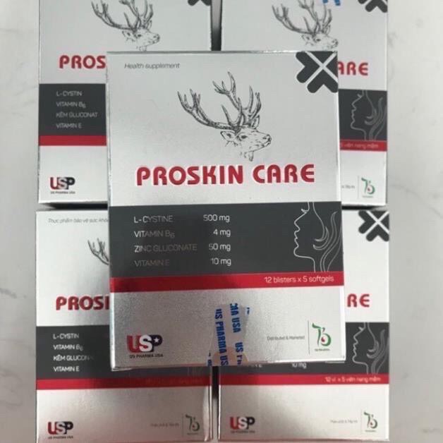 Proskin Care - Viên Uống Đẹp Da, Chống Lão Hóa - Hộp 60 Viên