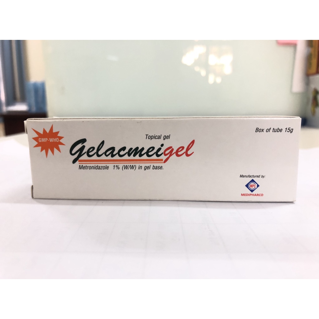 Gel bôi da GELACMEIGEL - 15g - Mụn viêm, mụn mủ, mụn trứng cá
