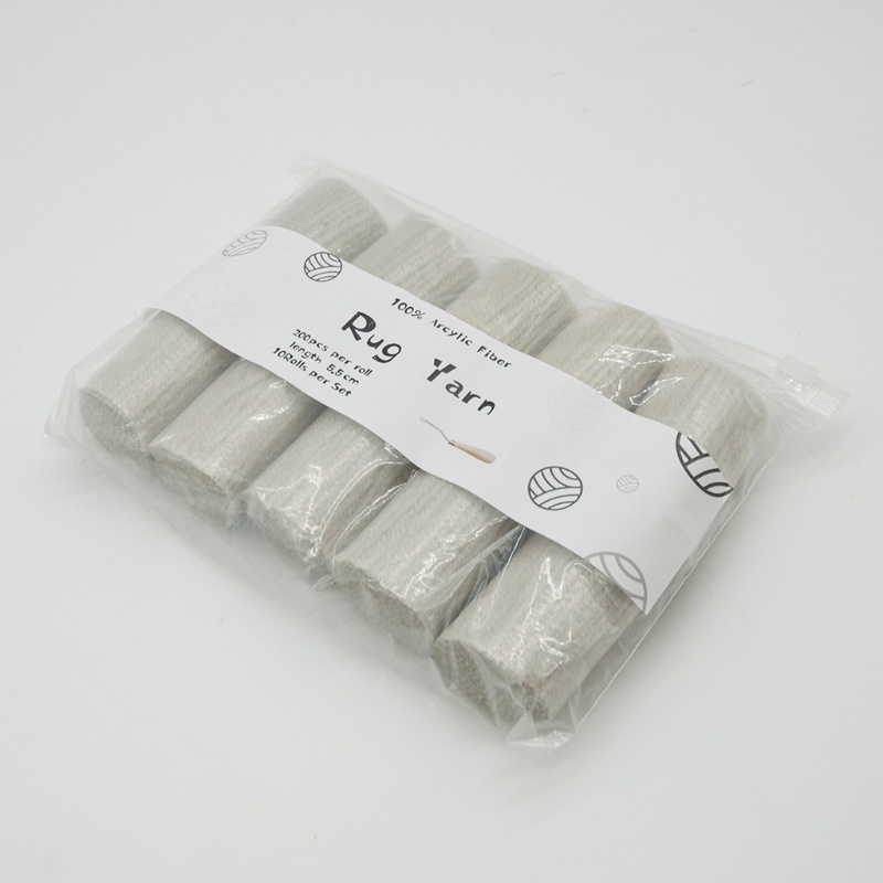 Set 10 Cuộn Chỉ Thêu Làm Áo Gối / Thảm Trải Sàn DIY