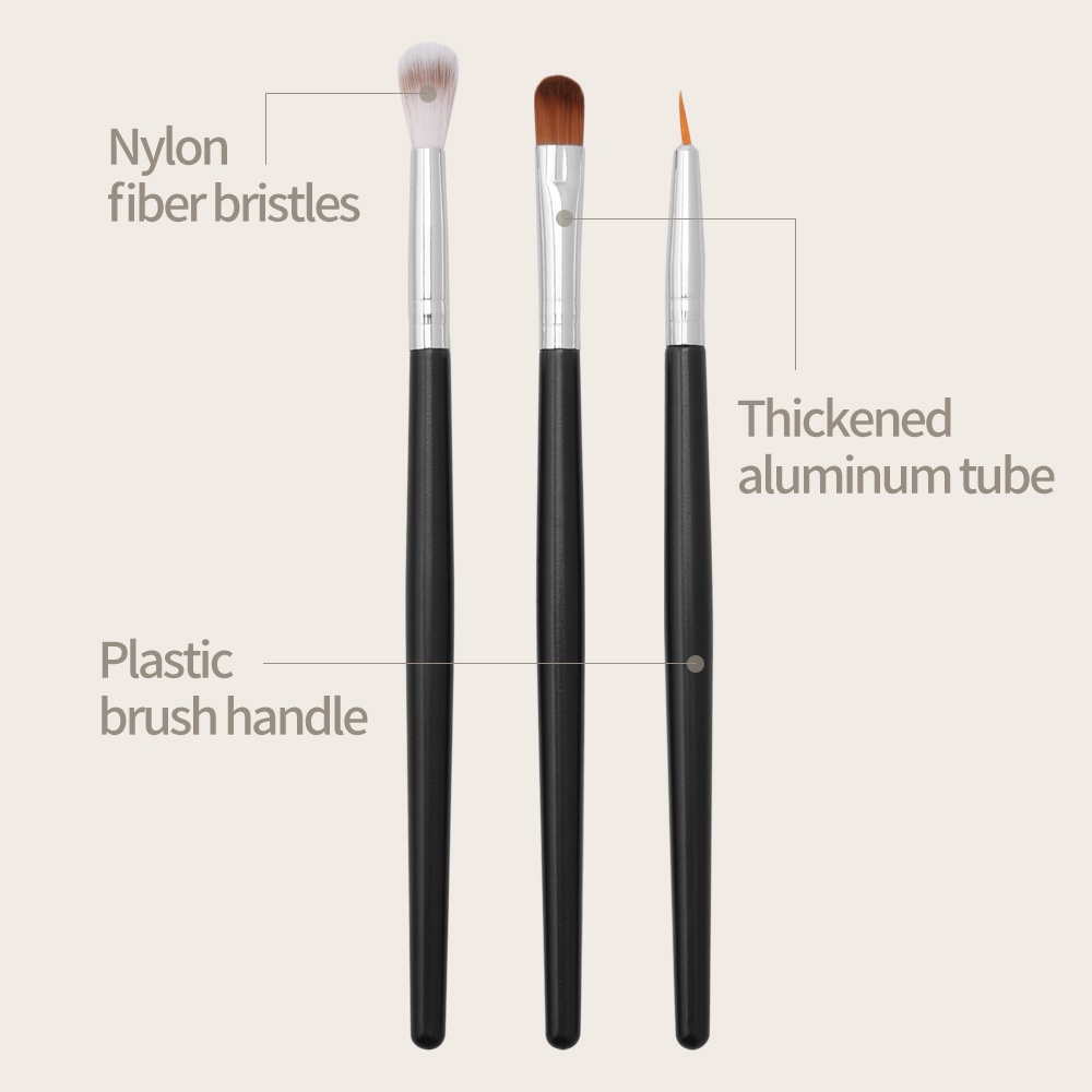 Set 3 cọ trang điểm mắt MAGEFY chất liệu chất lượng cao
