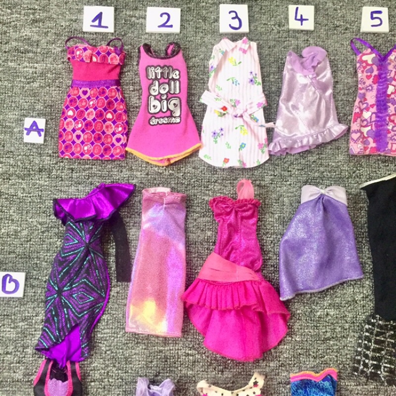 QAA3- ĐẦM ,JUM CHO BÚP BÊ BARBIE