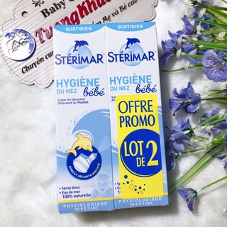 Date 2027 Nước Xịt muối biển Cá heo Sterimar 100ml ( Xịt muối biển Pháp)