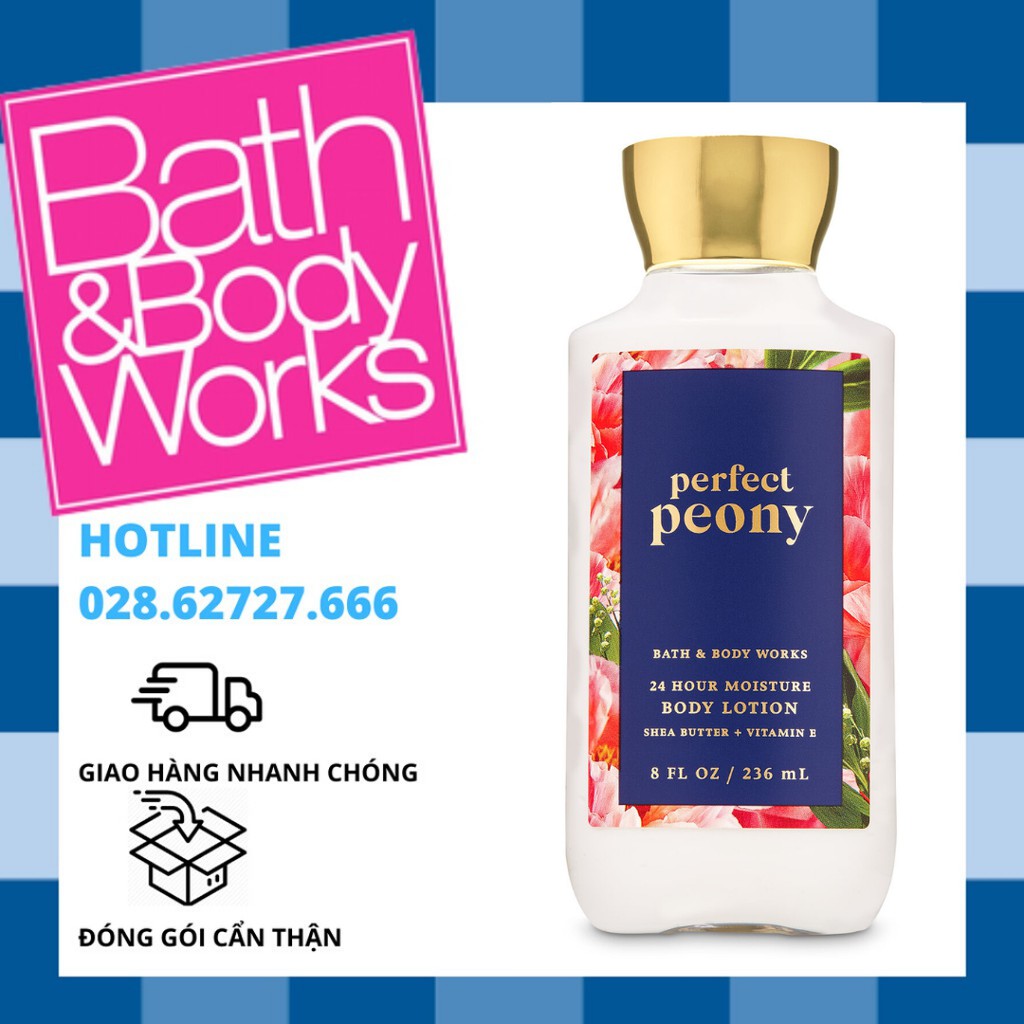 Sữa Dưỡng Thể Bath &amp; Body Works - Perfeet Peony Body Lotion (236ml)