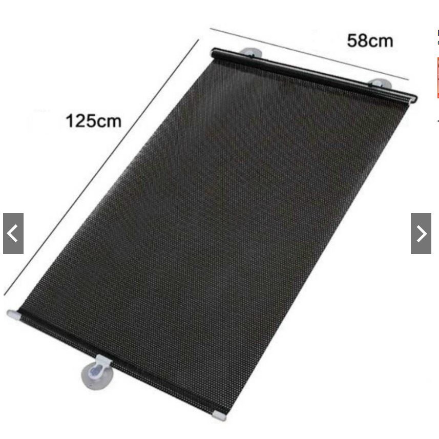 Rèm che chắn nắng, chống tia uv tự cuộn gọn gàng cho ô tô, cửa kính - LỚN 58 x 125cm | BigBuy360 - bigbuy360.vn