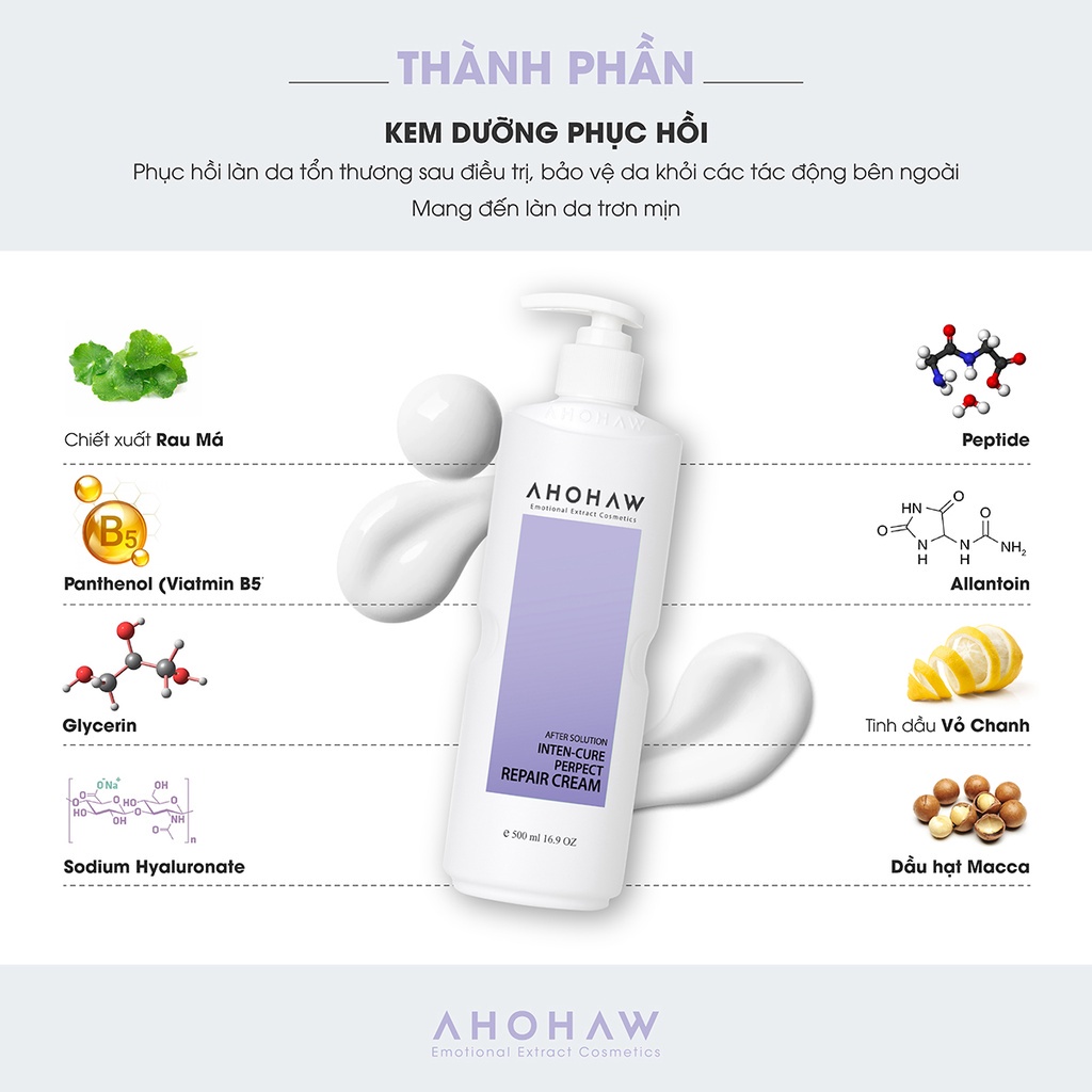 Kem b5 phục hồi da Ahohaw
