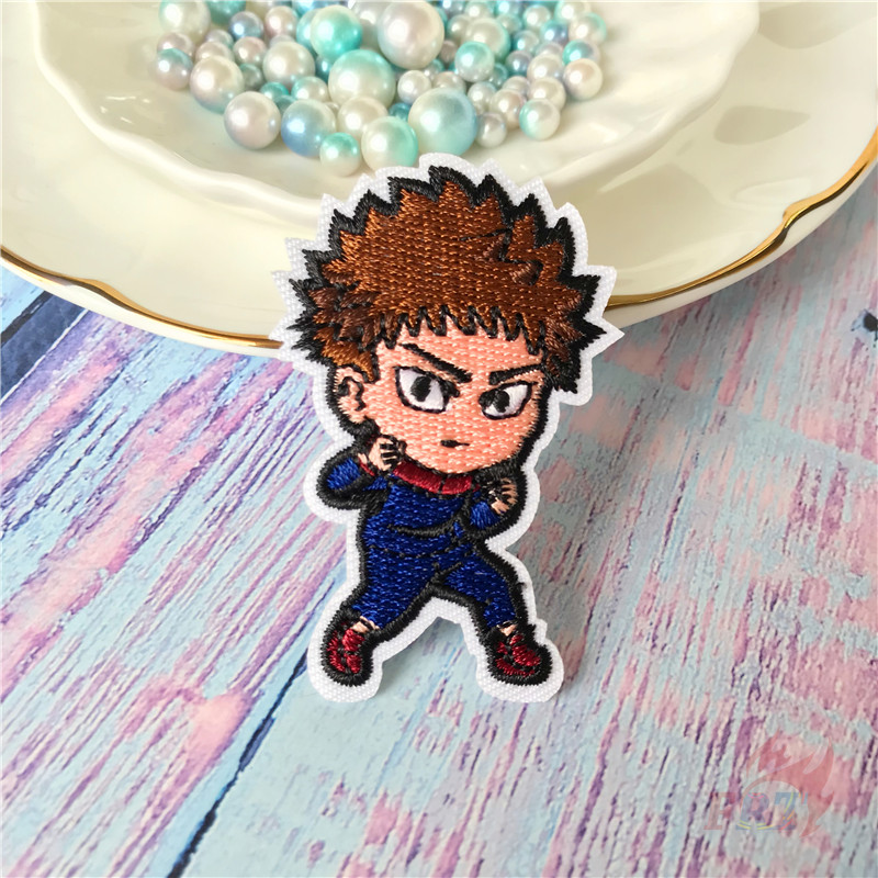 1 Sticker Ủi Thêu Hình Nhân Vật Hoạt Hình Yuji Itadori