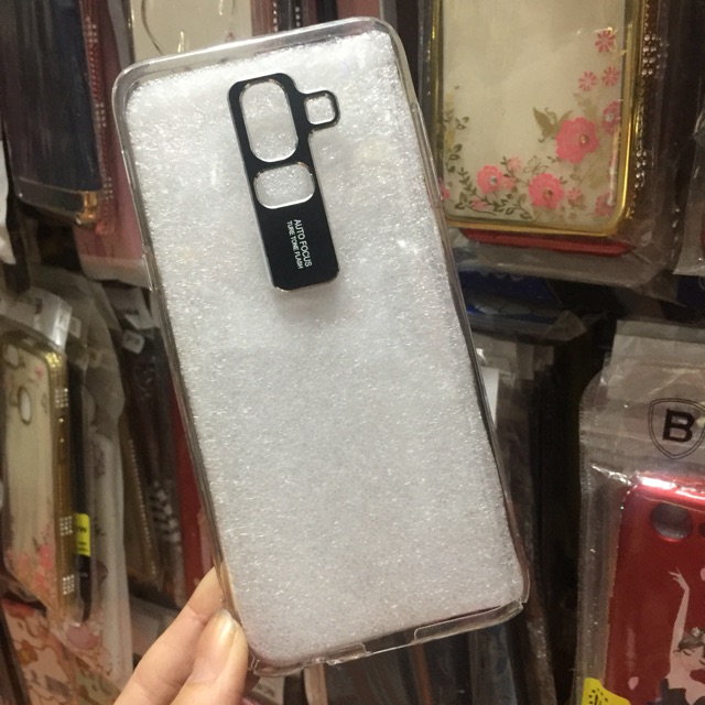 Ốp galaxy J8 2018 cứng trong suốt có gờ cao bảo vệ camera cao cấp