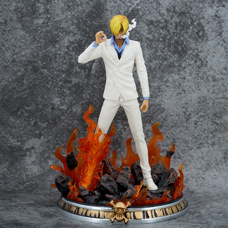 Mô hình Sanji đen bản cao cấp, mô hình one piece anime Sanji cao 36cm nặng 1.6kg ,nhân vật anime chính hãng