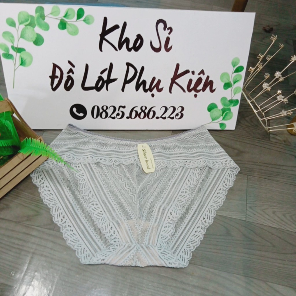Quần Lót Ren Gợi Cảm Sexy Kháng Khuẩn Siêu Mỏng Xuyên Thấu Nhiều Màu | BigBuy360 - bigbuy360.vn