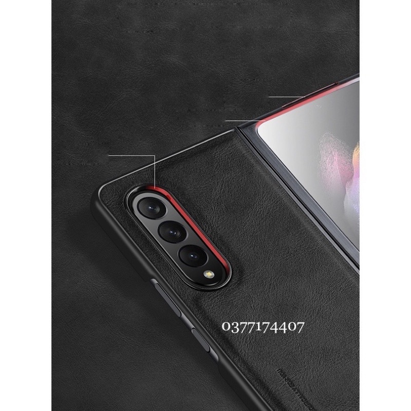 Samsung Z Fold 4 5G_ Ốp X-Level  da Leather 2 mảnh bảo vệ máy sang trọng cao cấp