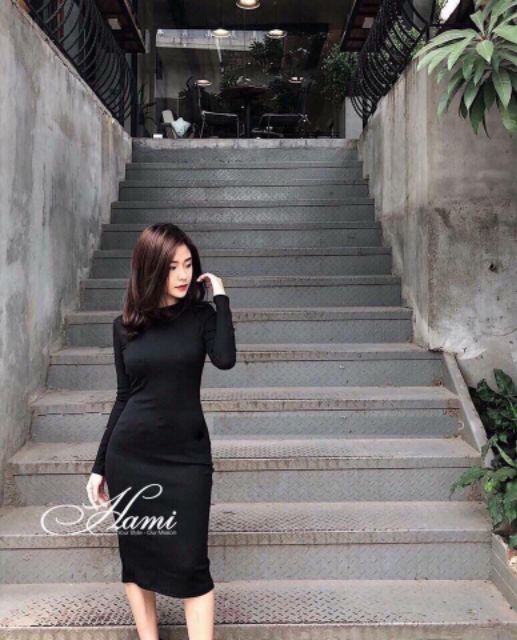 Váy body len tăm dài tay | BigBuy360 - bigbuy360.vn