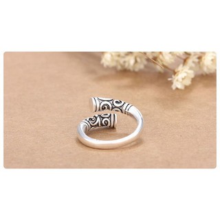 Nhẫn tôn ngộ không gậy như ý kim cô thiết kế phong cách cổ trang Trung Quốc mới lạ quà tặng xinh xắn