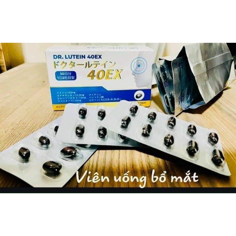 VIÊN UỐNG BỔ MẮT DR. LUTEIN 40 EX 60 VIÊN Nhật Bản