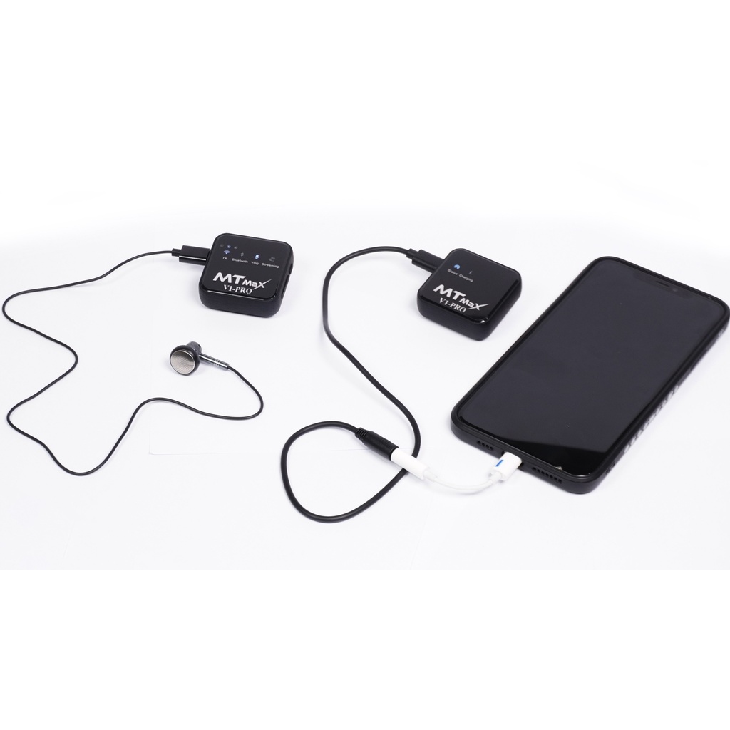 Micro thu âm cài áo Zansong V16 / MTMax V1-Pro / SK-780 / Hoco S31 không dây, sóng UHF - cho Điện Thoại, Máy Ảnh, Laptop
