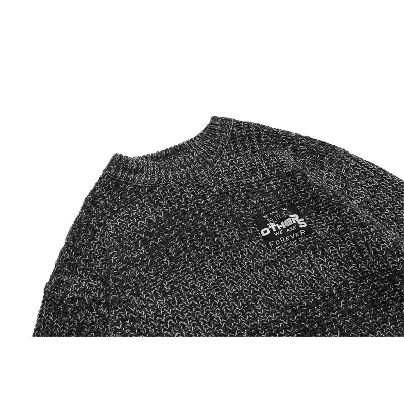Áo len Raf Simons logo appliqued wool blend sweater ss21