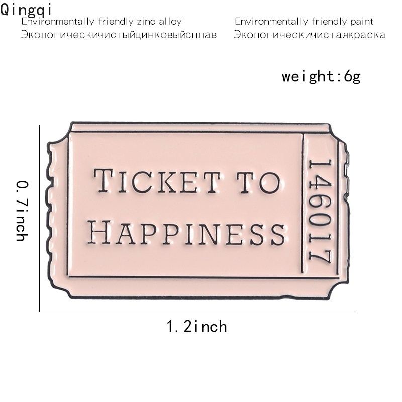 Ghim cài áo Miss Zoe hình vé máy bay dễ thương sáng tạo thích hợp làm quà tặng bạn bè