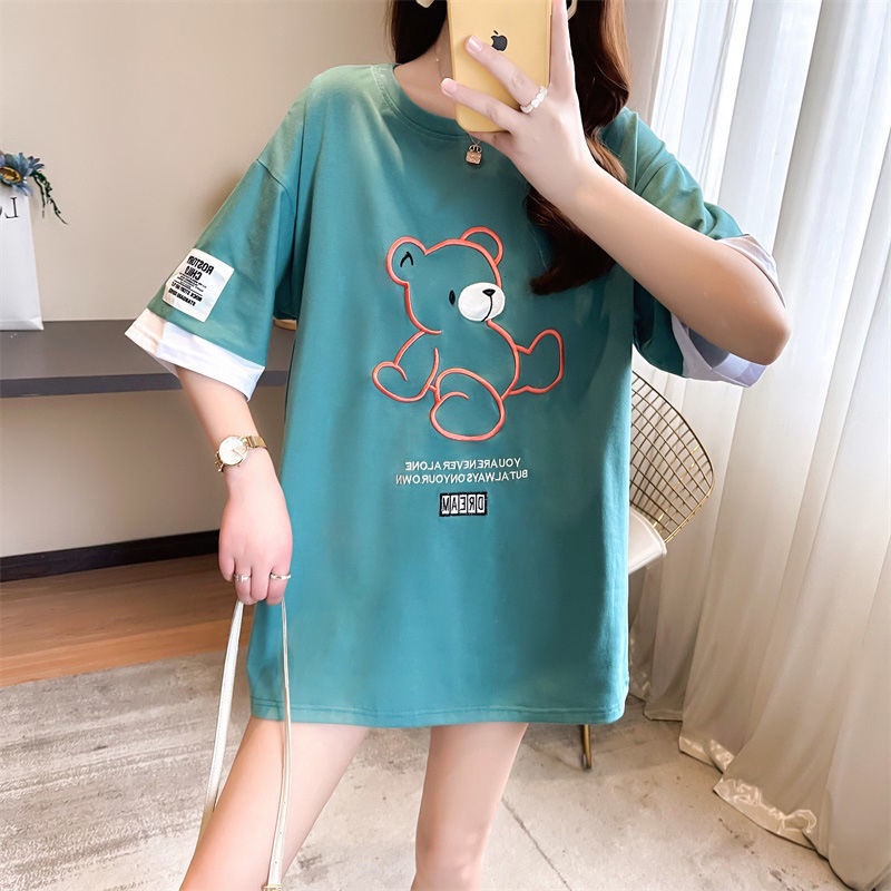 Áo from rộng tay lỡ dáng dài in 5D chất liệu cotton thoáng mát size đến 70kg | BigBuy360 - bigbuy360.vn