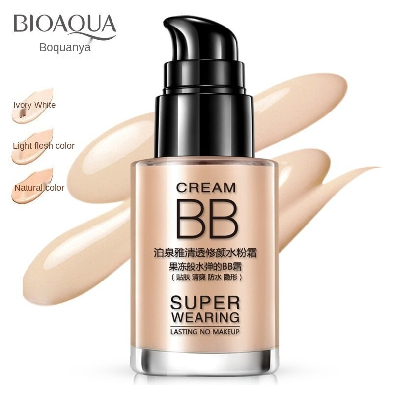 Oil Control Clear Water Cream Liquid Foundation Concealer Moisturizing Brightening Skin IsolationccCream