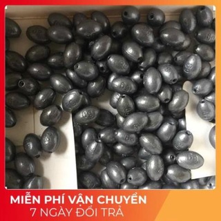 chì câu cá xuyên tâm đủ size
