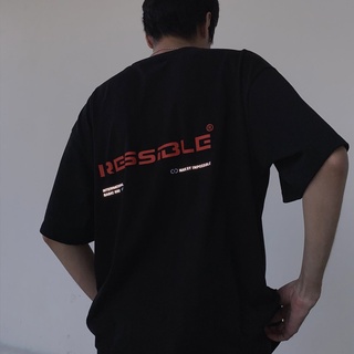 Áo thun International Basic - Ressible [Streetwear/Black-Red]