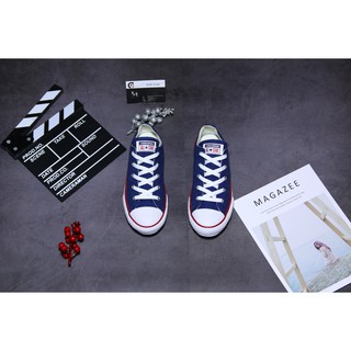 Chính hãng Converse thấp cổ vải xanh CTVX77