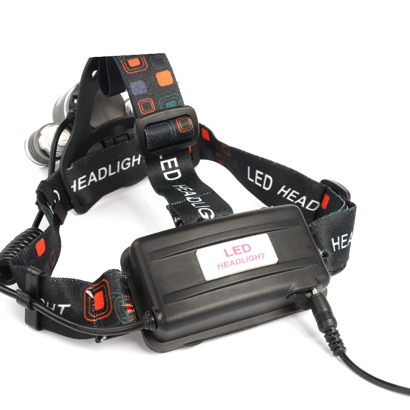 [YPX8] Đèn Pin Đội Đầu 3 Bóng Led T6- Siêu Sáng, Kèm 2 Pin, Kèm Sạc