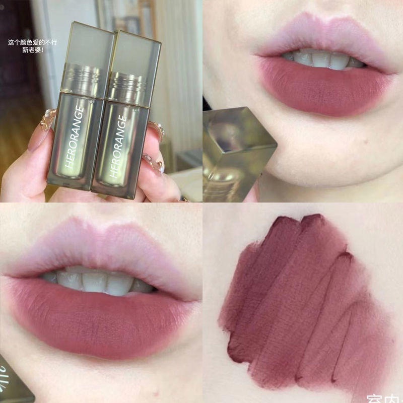 Son Môi Dạng Lỏng Chống Thấm Nước Lâu Trôi Màu Nhung Mờ Thời Trang