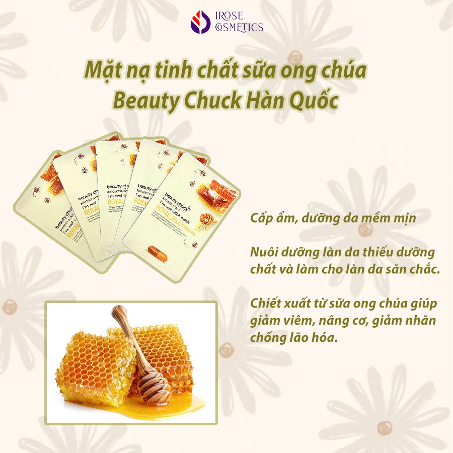 Mặt nạ dưỡng da Hàn Quốc cao cấp Beauty Chuck I'm Real Gira Mask 25g (miếng) IROSE-BEAMN | BigBuy360 - bigbuy360.vn