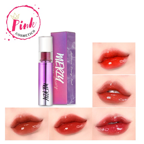 [DEWY TINT] Son Tint Bóng Siêu Lì, Cho Đôi Môi Căng Mọng Merzy Aurora Dewy Tint 5.5g | BigBuy360 - bigbuy360.vn