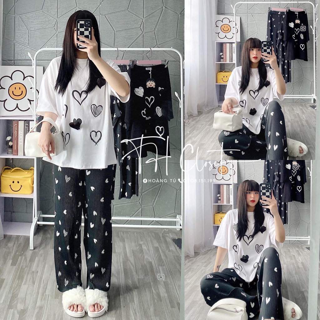 Đồ bộ nữ quần dài đồ mặc nhà,đồ bộ gấu,bộ đi chơi,đồ ngủ nữ,đồ bộ ngủ mặc nhà, đồ bộ ngố, đồ thun mặc nhà