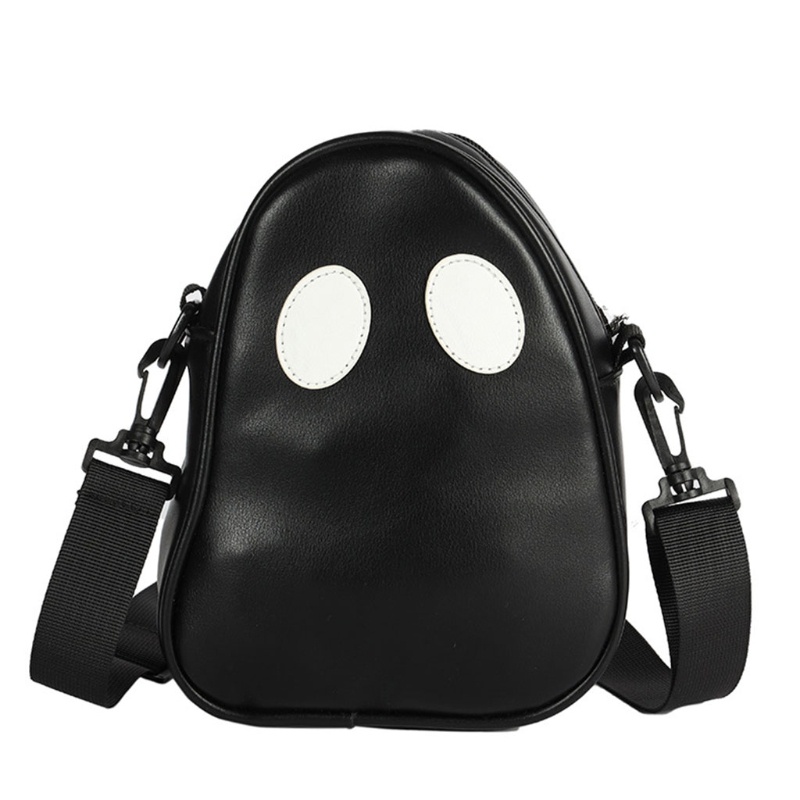 Túi Đeo Chéo Da PU Hình Ma Vui Nhộn Cho Nữ