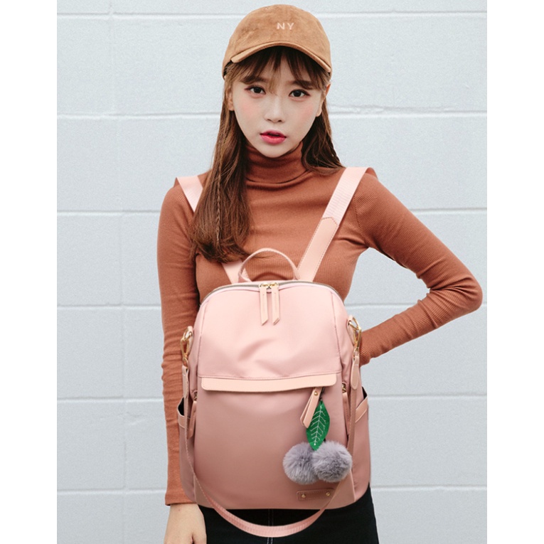 Ba Lô Thời Trang Chống Nước Chống Trộm Phong Cách Hàn Quốc Cho Nữ