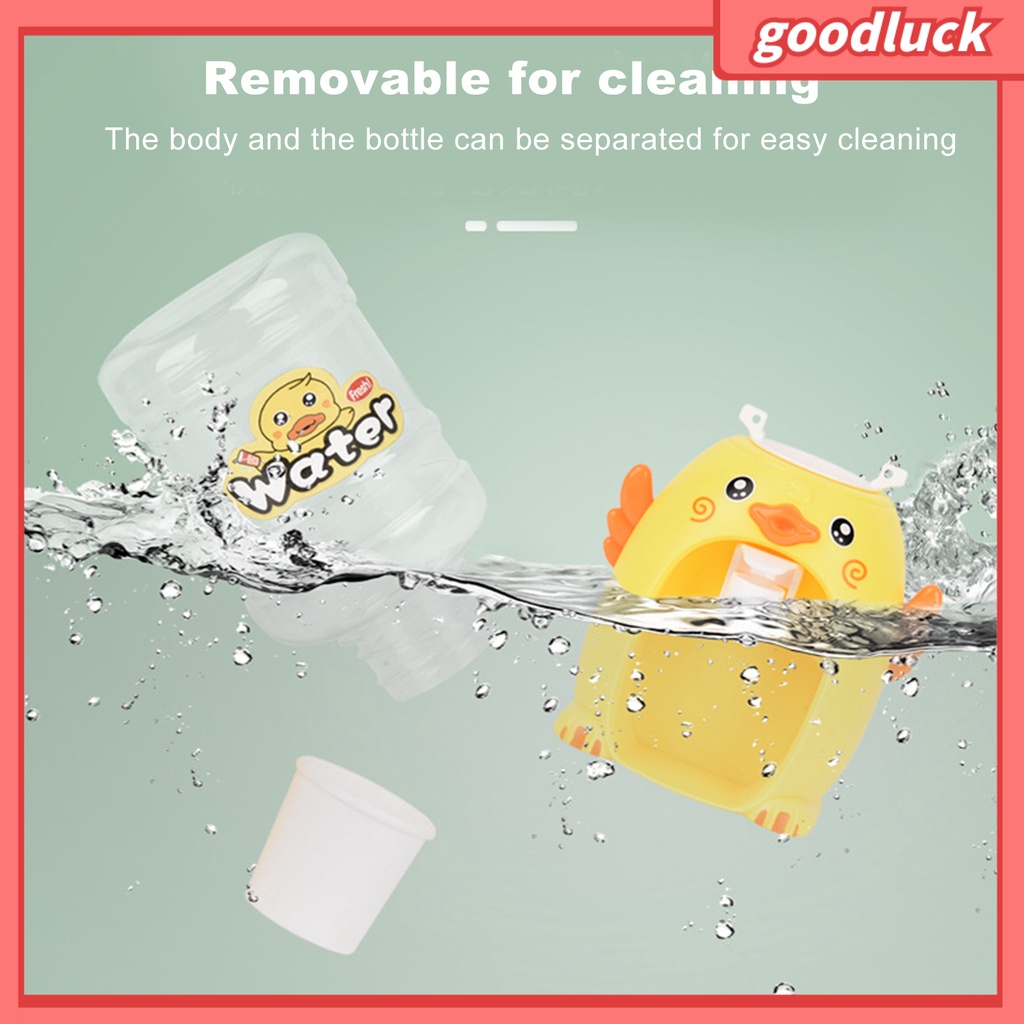 Bình uống nước hình vịt con DIY nhiều màu sắc dành cho nhà búp bê