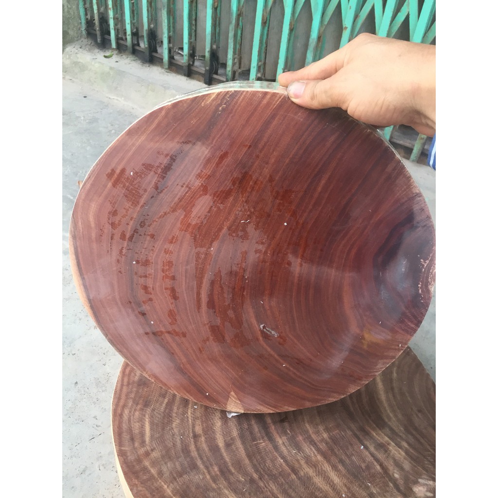 Sỉ lẻ thớt gỗ nghiến tây bắc đường kính 40 dầy 6cm