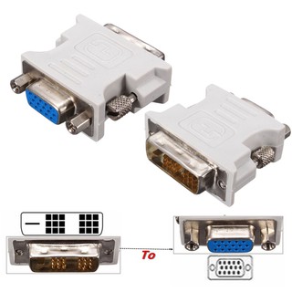 Vga DVI Male 24+5 Pin To VGA Female Converter Adapter For DVD HDTV