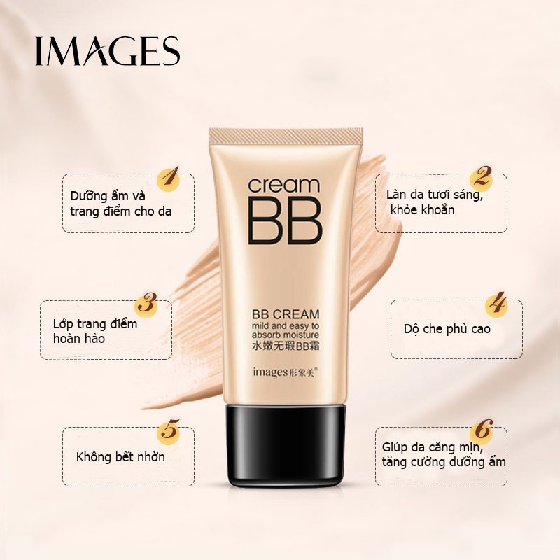 Kem Nền BB Cream Perfect Cover Images, Kem Nền Che Khuyết Điểm