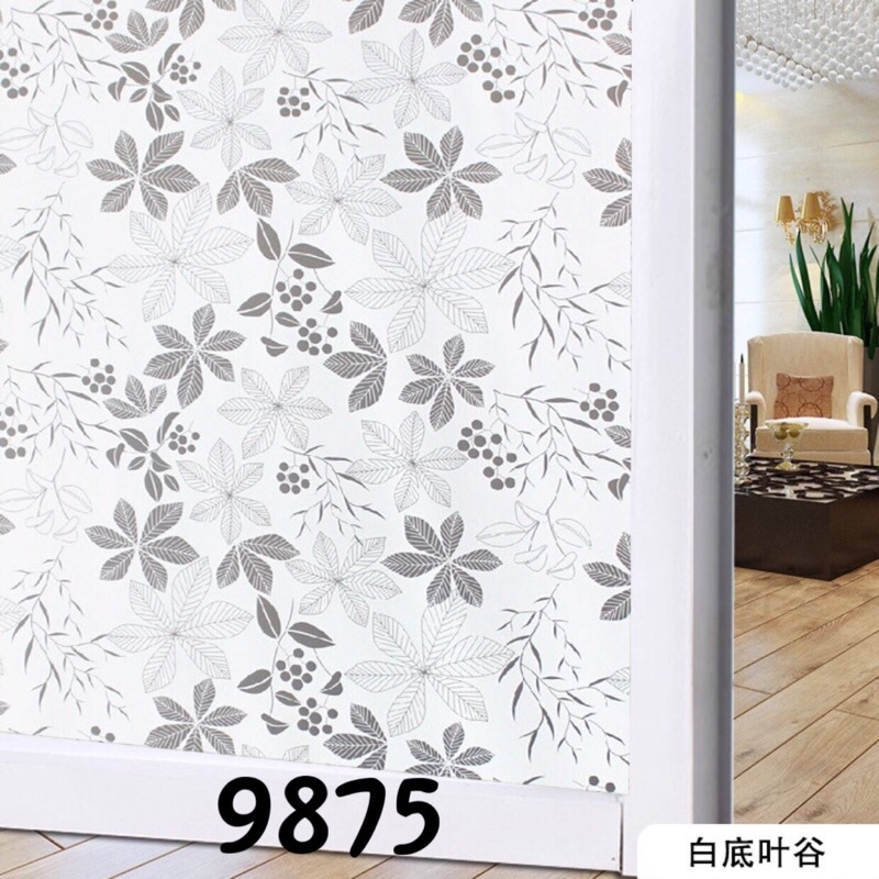 Giấy dán kính hoa văn-khổ 0,9m