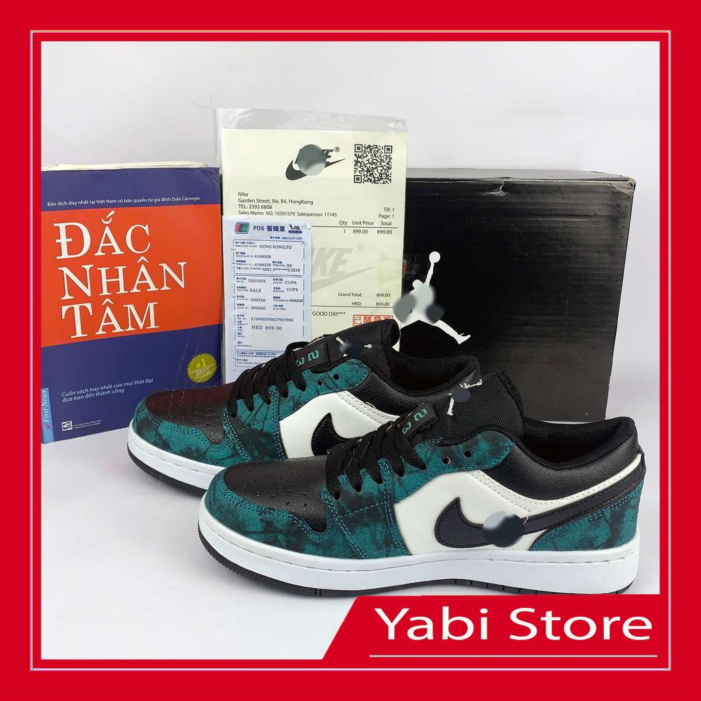 🔥FREE SHIP-HÀNG QUẢNG CHÂU 🔥Giày thể thao sneaker🔥Air Jordan 1 Low JD thấp xanh loang full box | BigBuy360 - bigbuy360.vn