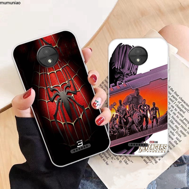 Motorola Moto C E4 G5 G5S G6 E5 E6 Z Z2 Play Plus M X4 Avengers pattern-1 Soft Silicon Case Cover