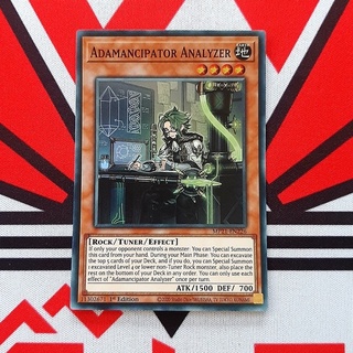 Thẻ bài yugioh monster adamancipator analyzer - mp21-en226 - super rare