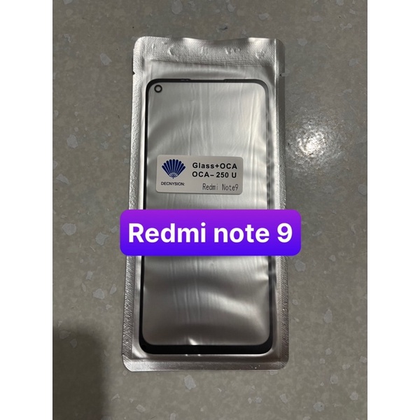 kính ép sẵn keo xiaomi Redmi note 9